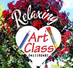 relaxing drawing lessons at artclassmelbourneaustralia.com 0411 152 481