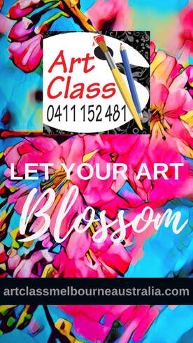 Learn to be an Artist at Art Class Melbourne Australia 0411 152 481