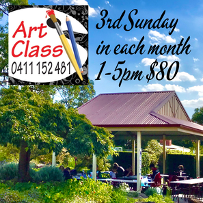 Sunday Afternoon Art Class Melbourne Australia 0411 152 481