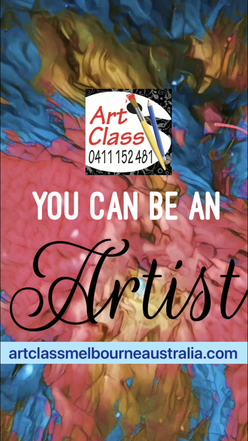 Learn to be an Artist at Art Class Melbourne Australia 0411 152 481 