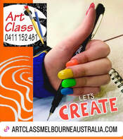 Let's Create at Art Class Melbourne Australia 